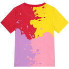 Girls Multicolour Logo T-Shirt, 1, hi-res