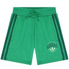 Grey & Green Logo Shorts Set, 1, hi-res