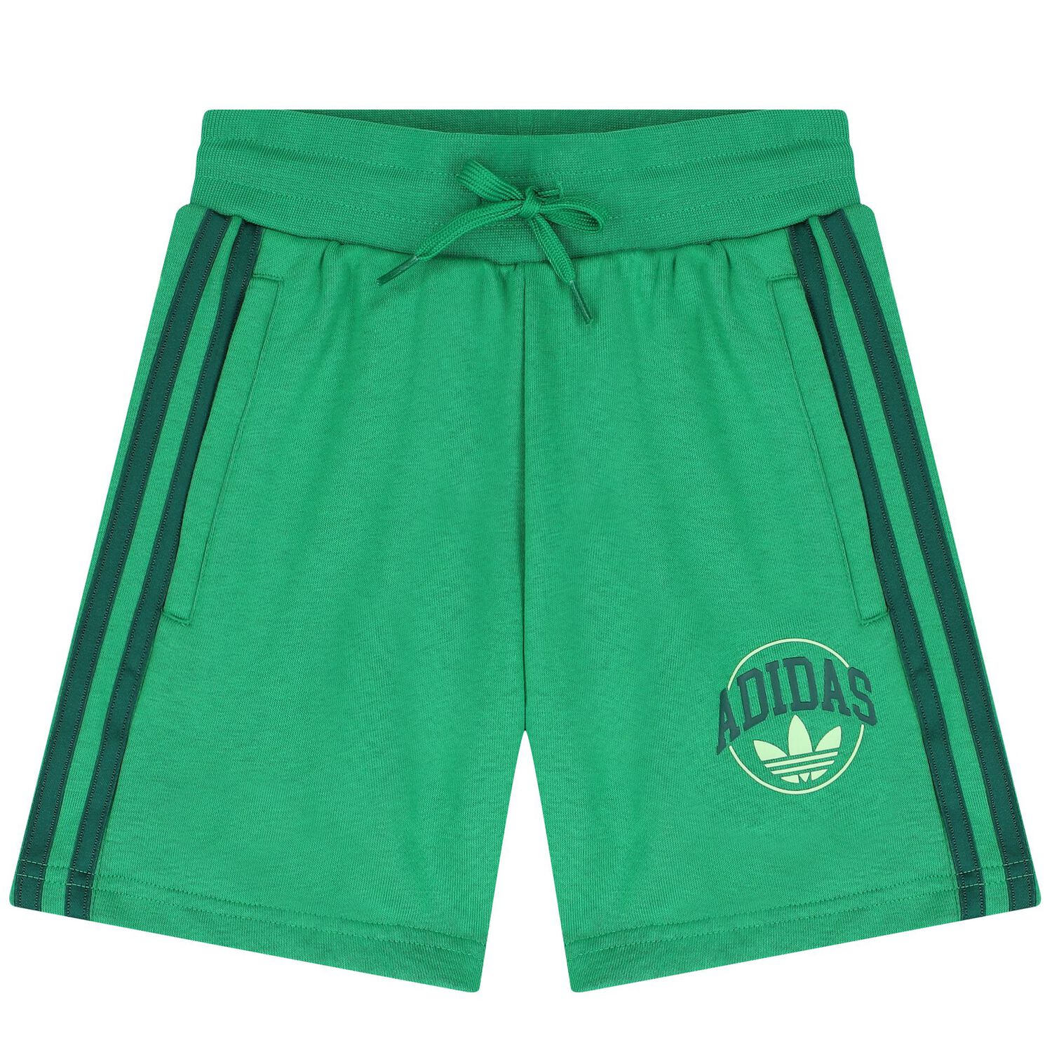 Grey & Green Logo Shorts Set, 1, hi-res image number null