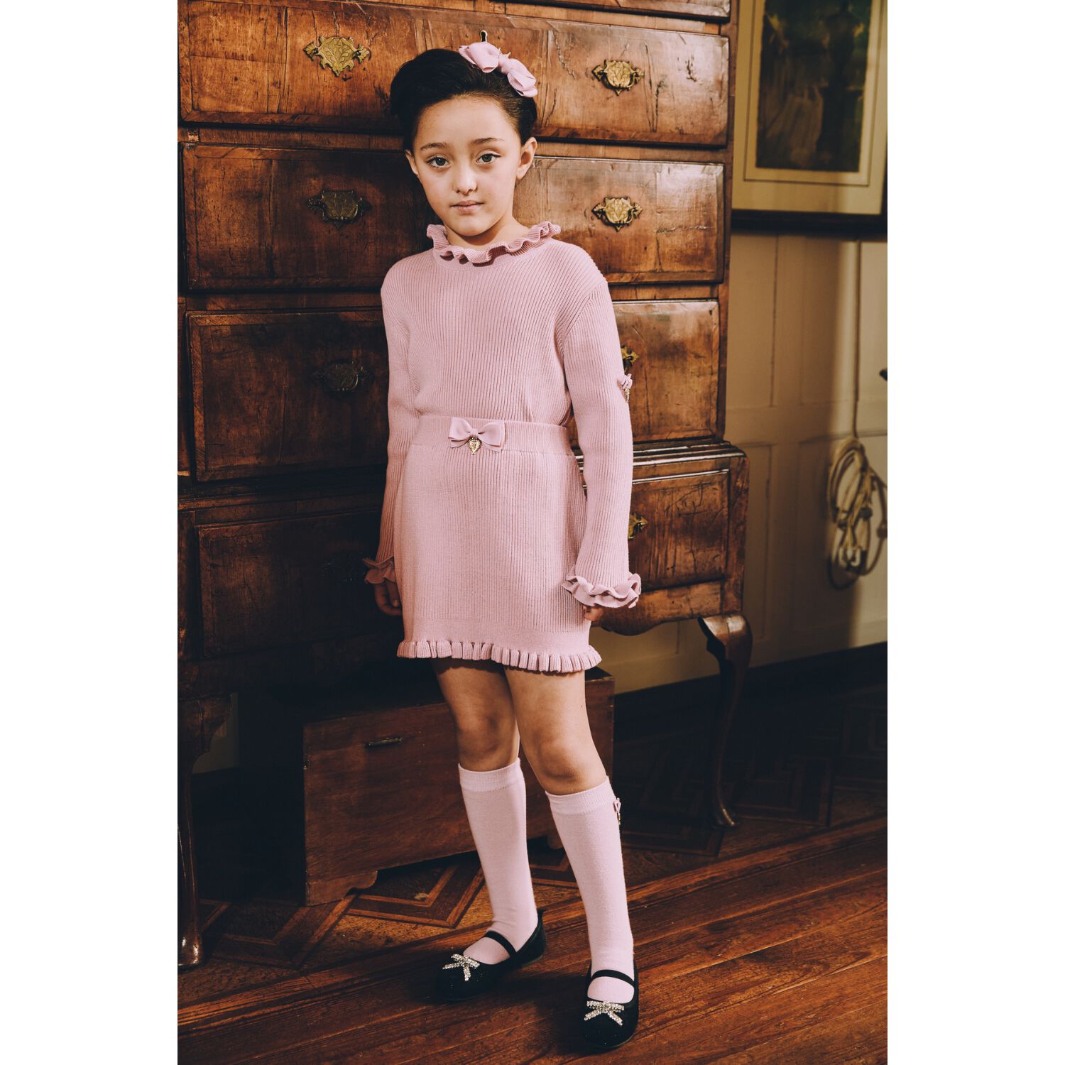 حذاء بنات باللون الأسود, 1, hi-res