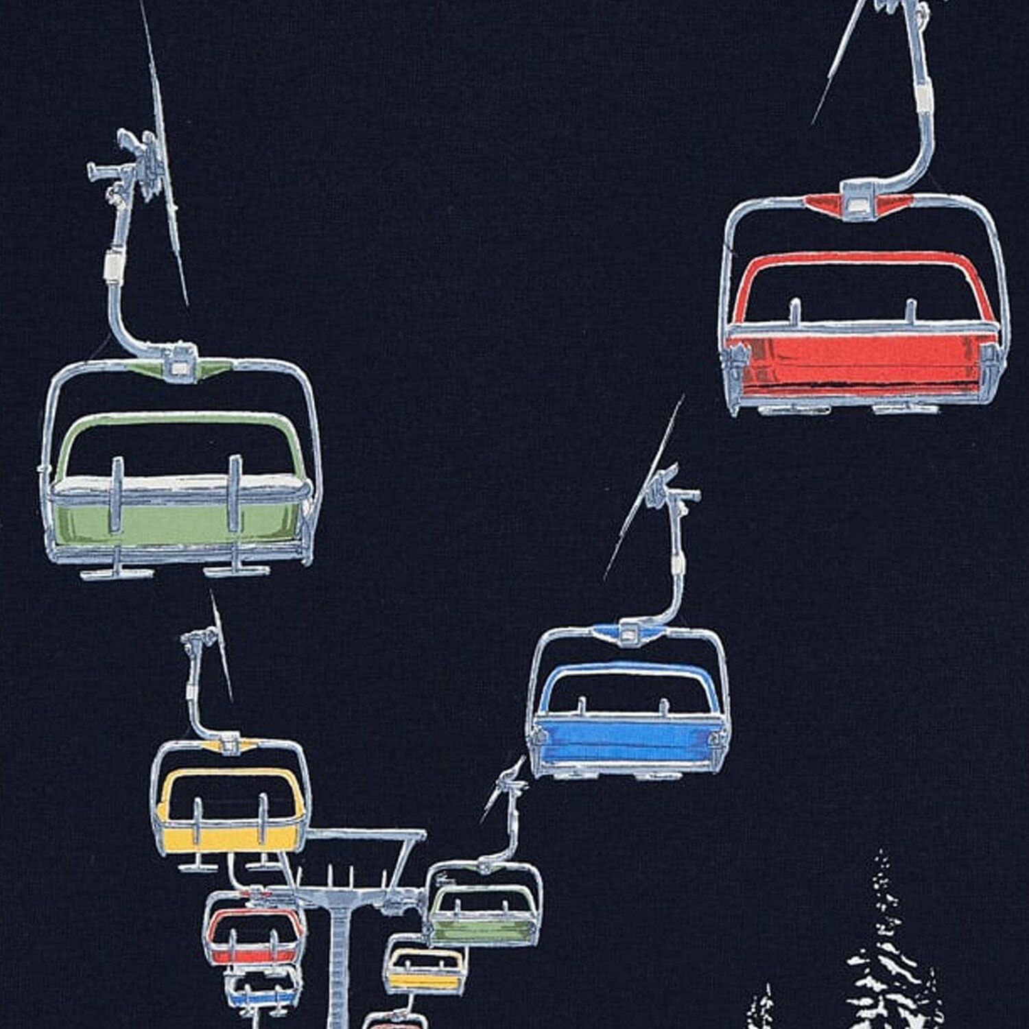 توب باكمام طبعة تلفريك باللون الكحلى للاولاد, 1, hi-res image number null