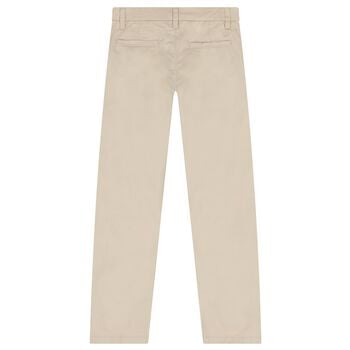 Boys Beige Trousers