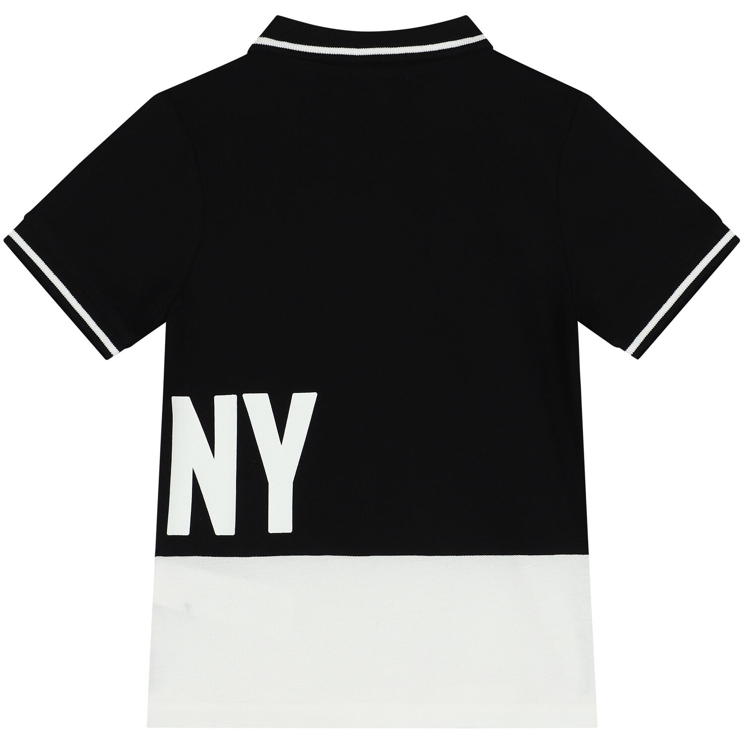 Boys Black Logo Polo Shirt, 1, hi-res image number null