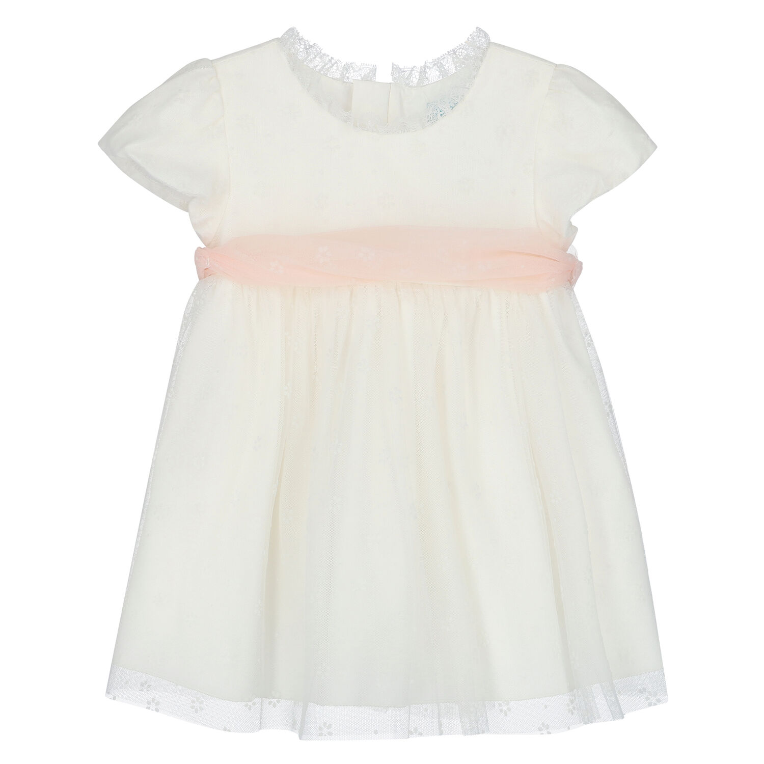 طقم فستان تول باللون الأبيض, 1, hi-res