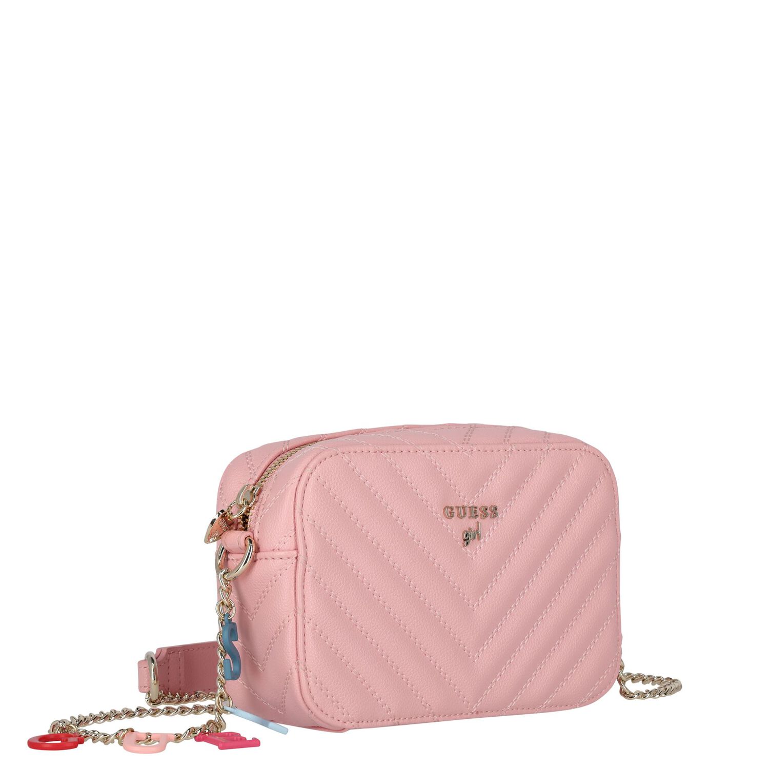 Girls Pink Logo Handbag, 1, hi-res