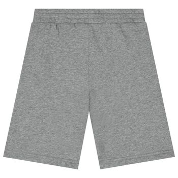 Boys Grey Logo Shorts