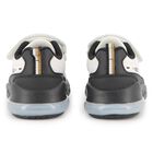 Boys White Logo Trainers, 1, hi-res