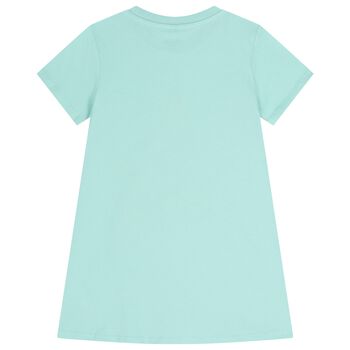 Girls Aqua Star Dress