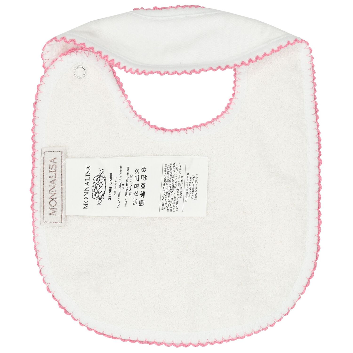 Baby Girls White & Pink Rose Babygrow Gift Set, 1, hi-res