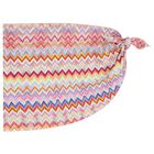 Girls Multi-Coloured Zigzag Beach Skirt, 2, hi-res