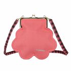 حقيبة يد بالشعار باللون الوردى, 2, hi-res