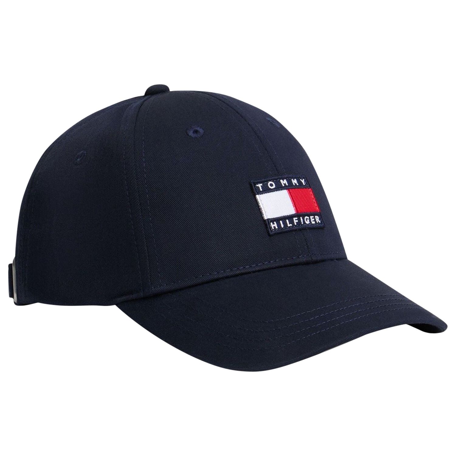 Boys Navy Blue Logo Cap, 1, hi-res