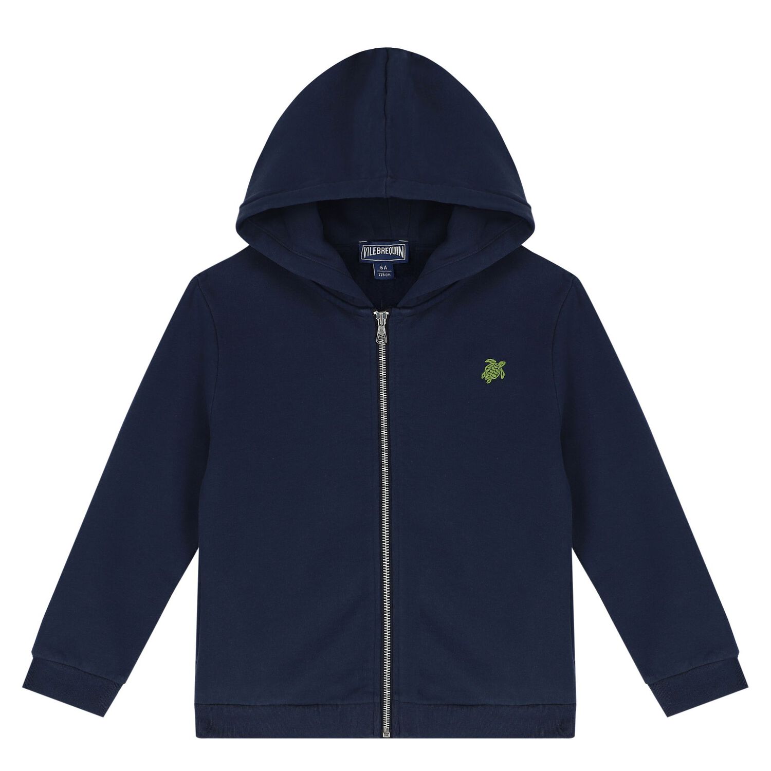 Boys Blue Turtle Hooded Top, 1, hi-res image number null