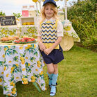 صندل بنات باللون الكحلي , 5, hi-res