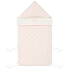 Baby Girls Pink & Ivory Logo Nest, 1, hi-res