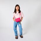 Girls Pink Logo Handbag, 1, hi-res