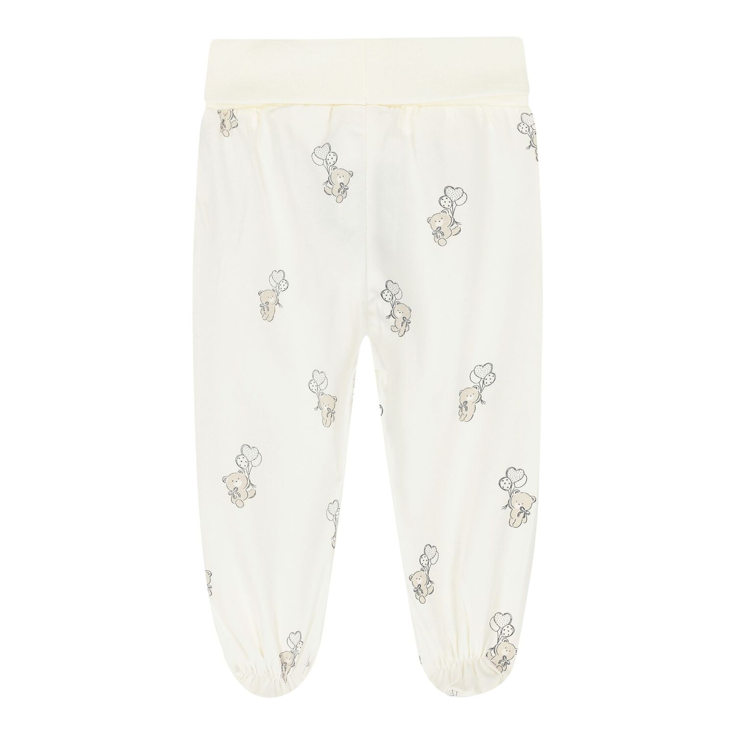 Baby Girls Ivory 2 Piece Babygrow, 2, hi-res