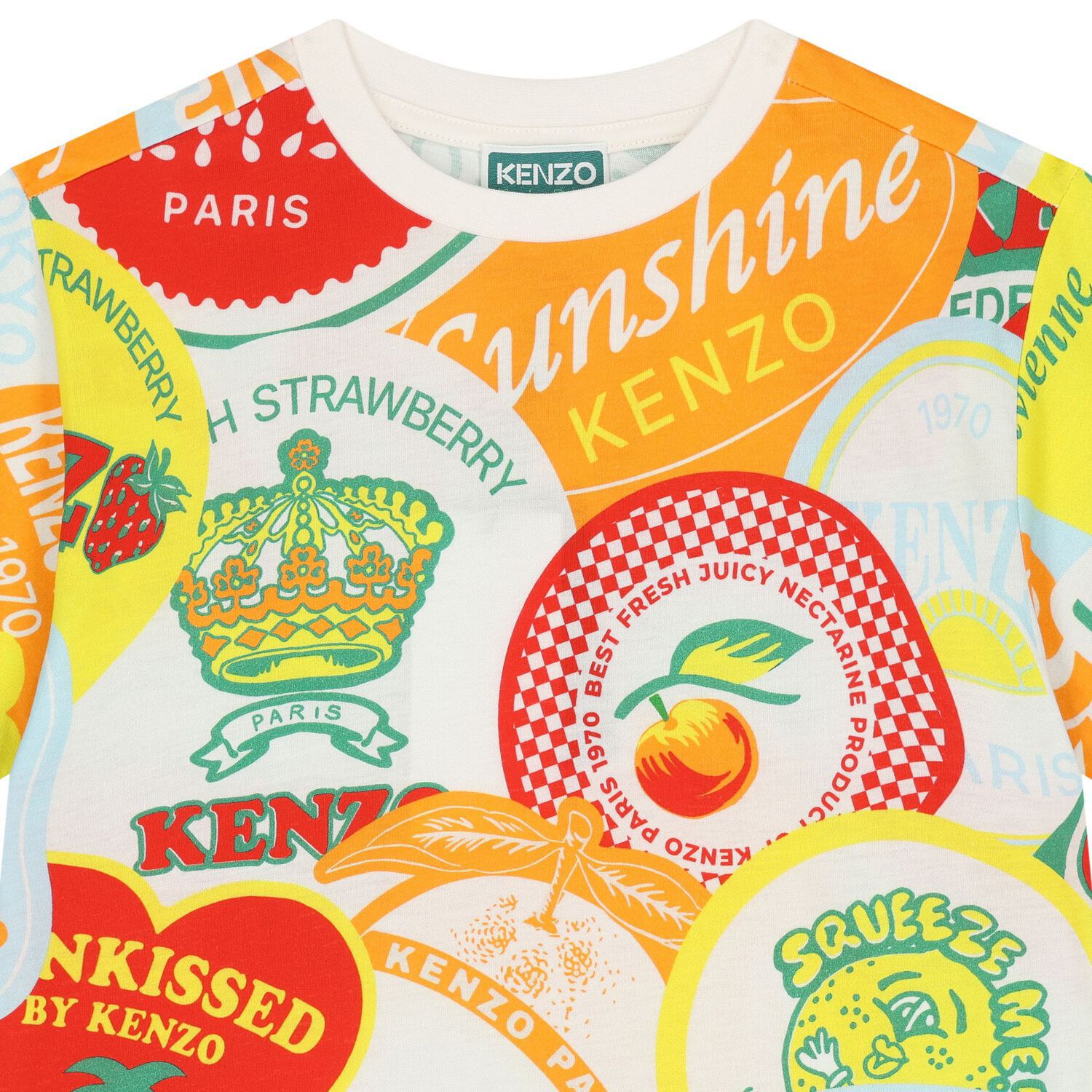 Boys Multi-Coloured Logo T-Shirt, 1, hi-res