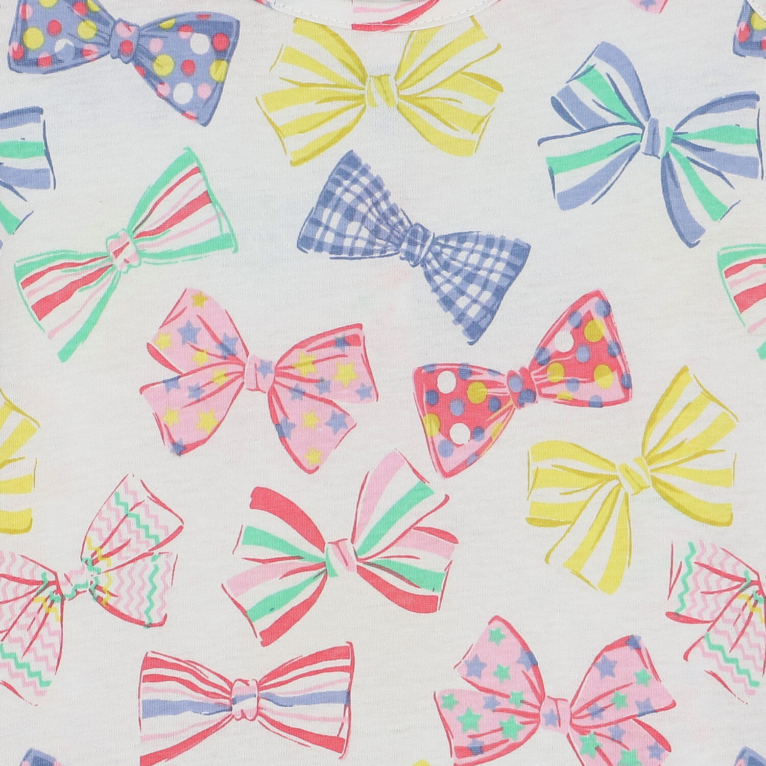 فستان بنات بطبعة الفيونكة بالون الابيض , 1, hi-res