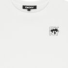 Girls White Logo Heart T-Shirt, 1, hi-res