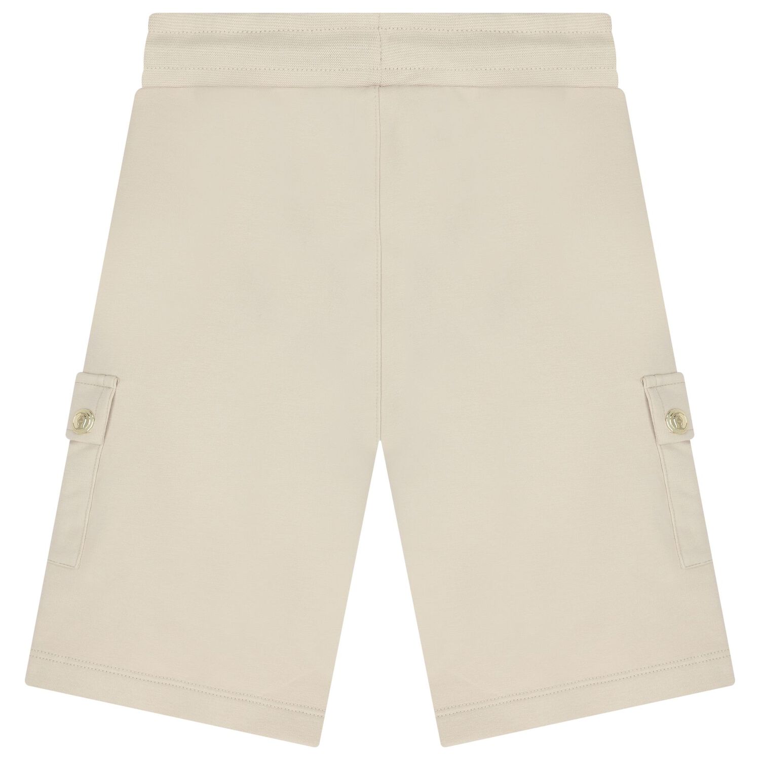 Boys Beige Logo Shorts, 2, hi-res