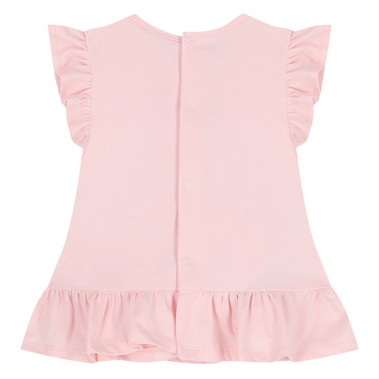 Baby Girls Ivory & Pink Floral Shorts Set ( 2-Pack ), 2, hi-res