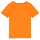 Boys Orange Logo T-Shirt, 4, hi-res