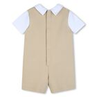 Baby Boys White & Beige Suit Gift Set, 1, hi-res