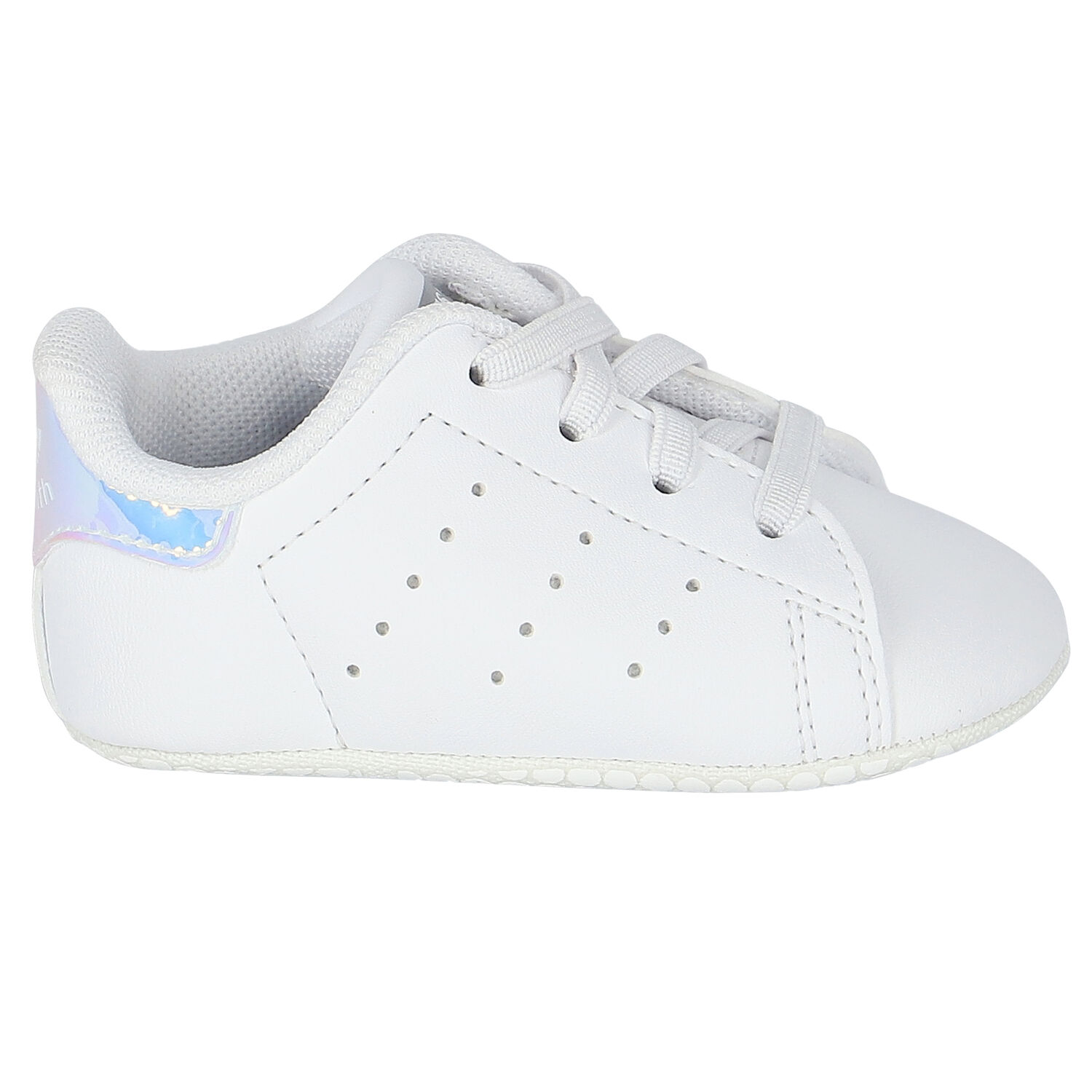 Baby Girls White Stan Smith Crib Pre Walker Shoes, 1, hi-res