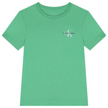 Boys Green Logo T-Shirt