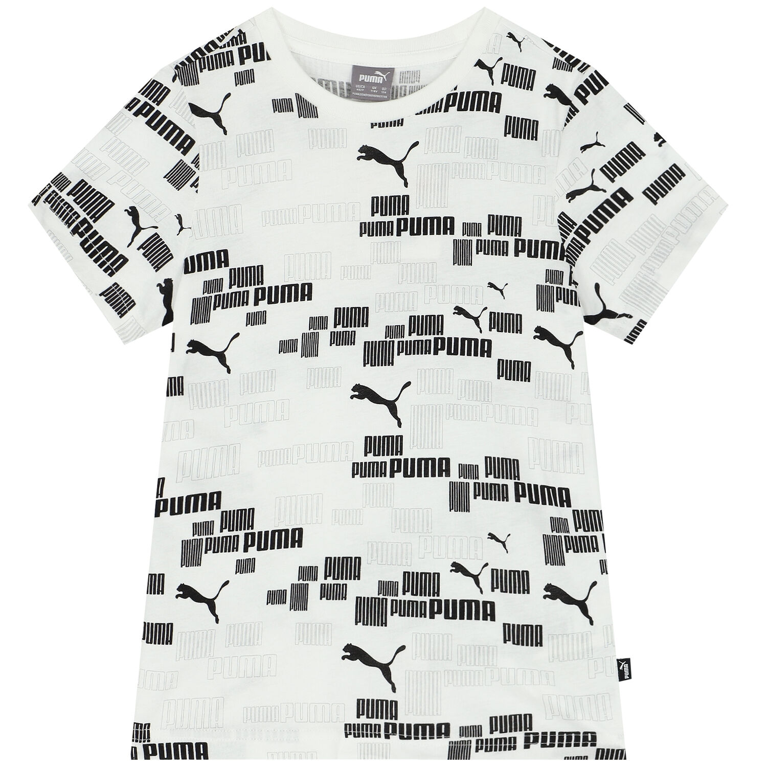 Boys White Logo T-Shirt, 1, hi-res image number null