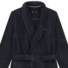 رداء حمام بالشعار باللون الكحلى , 1, hi-res