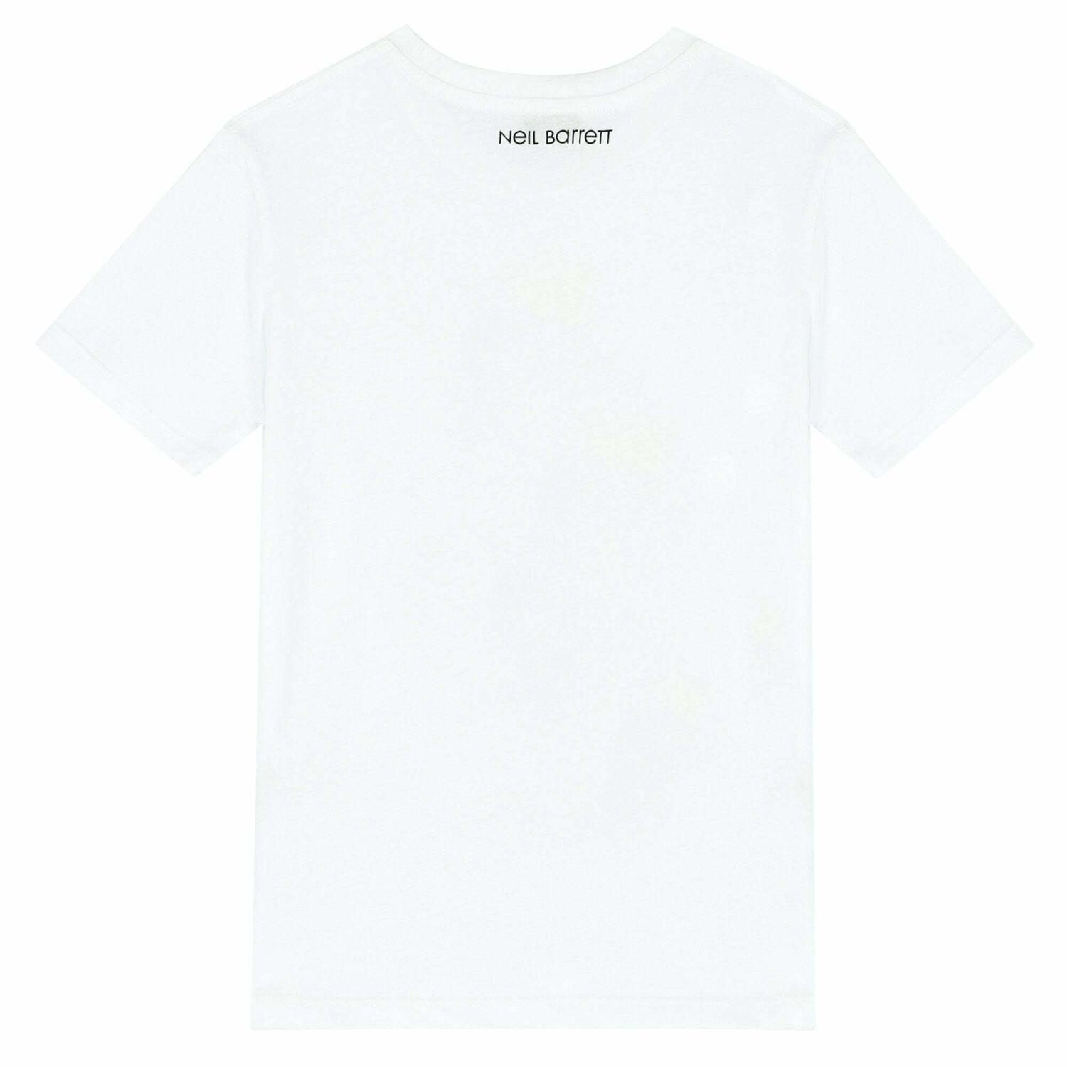 Boys White Graphic Print T-shirt, 1, hi-res image number null