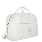 White Logo Baby Changing Bag, 1, hi-res