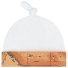 White & Beige Logo Babygrow Set, 1, hi-res