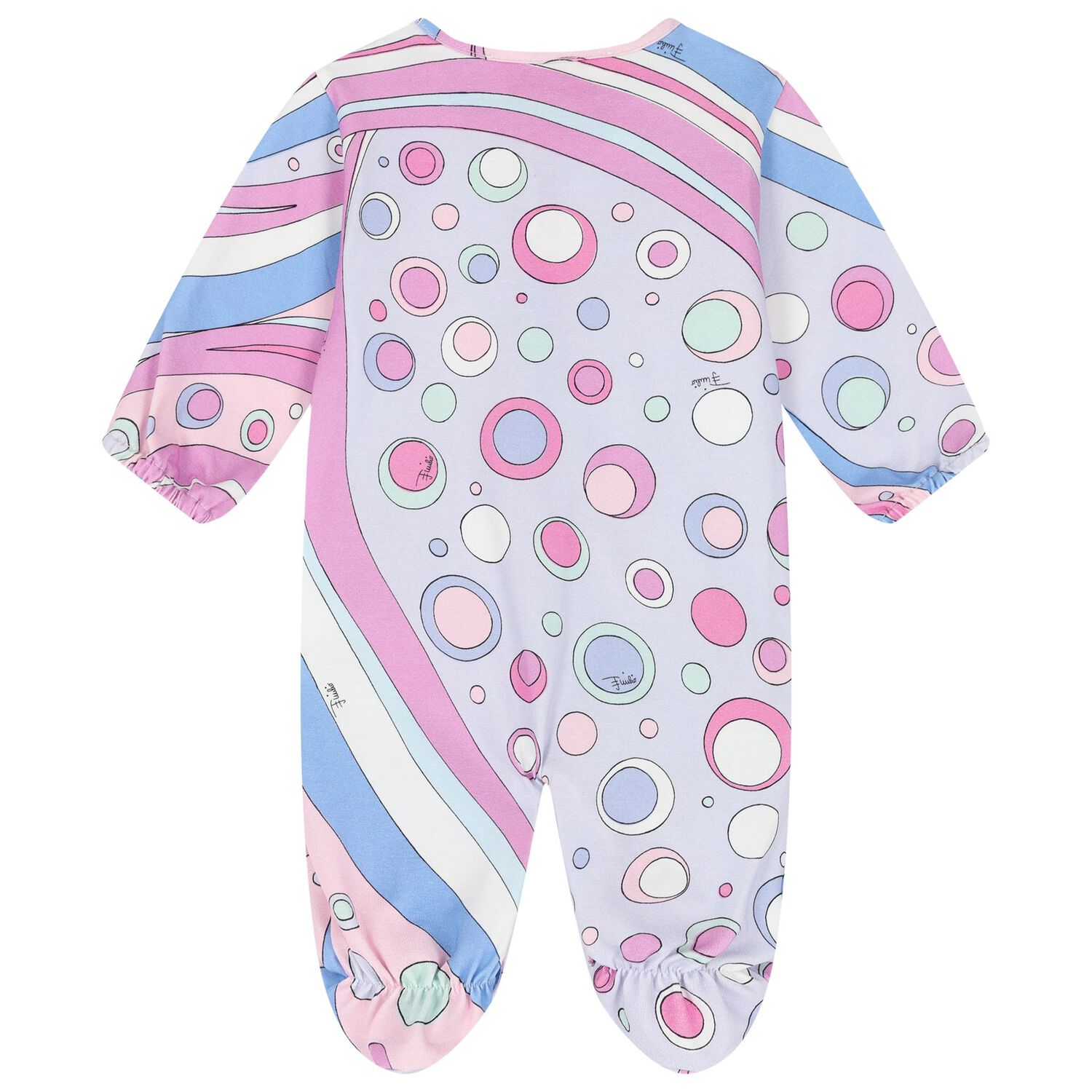 Baby Girls Pink & Lilac Fontane Babygrow Gift Set, 2, hi-res image number null