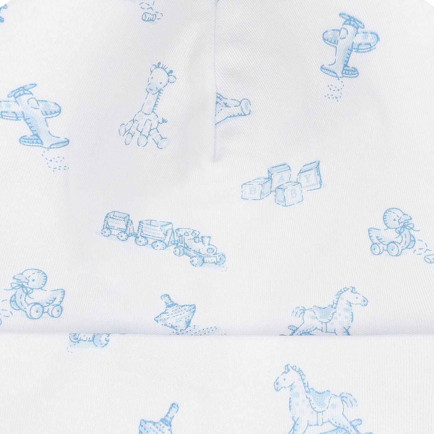 كاب اولاد بشكل العاب كلاسيكيه باللون الابيض والازرق , 1, hi-res image number null