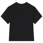Boys Black Soccer Ball T-Shirt, 1, hi-res