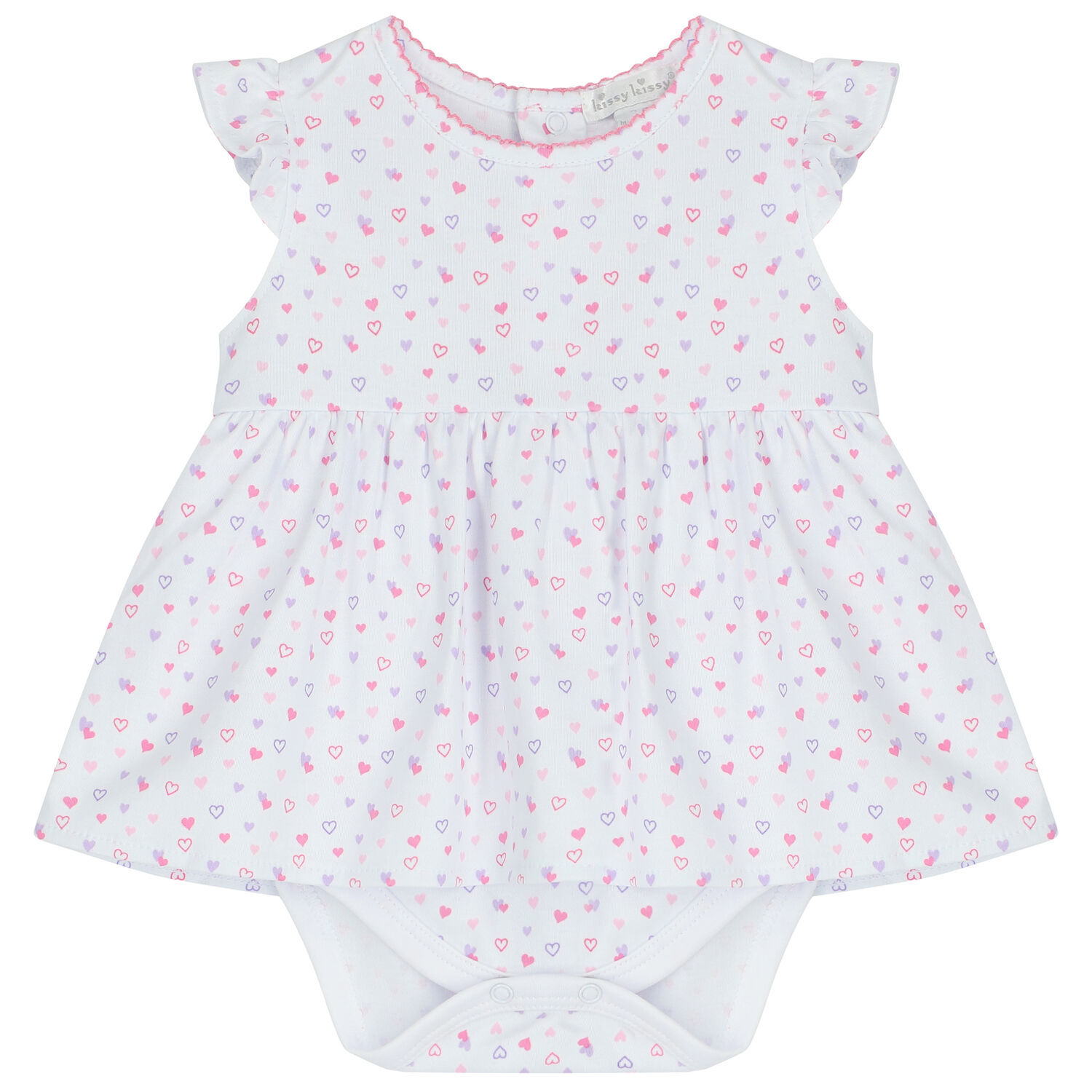 Baby Girls White Fairytale Wishes Bodysuit Dress, 1, hi-res