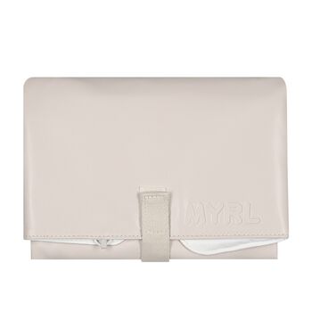 Grey & White Logo Baby Changing Mat