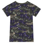 Boys Green & Purple Logo T-Shirt, 1, hi-res