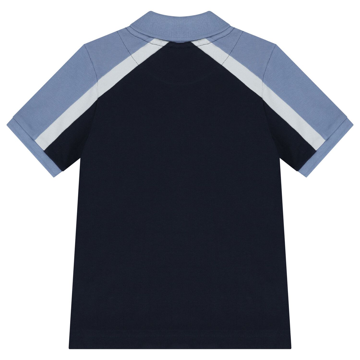 Boys Navy Blue Logo Polo Shirt, 1, hi-res