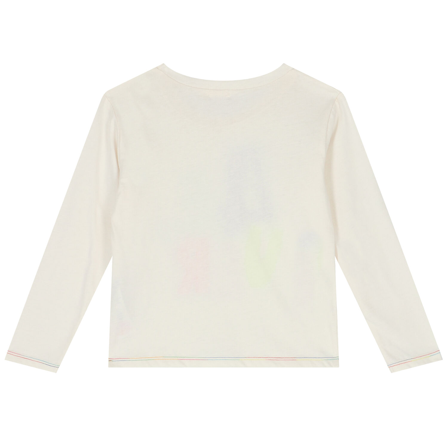 Girls Ivory Embellished Sequin Long Sleeve Top, 1, hi-res image number null