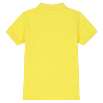 Boys Yellow Logo Polo Shirt