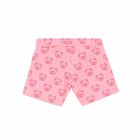 Girls Pink Teddy Print Shorts, 1, hi-res