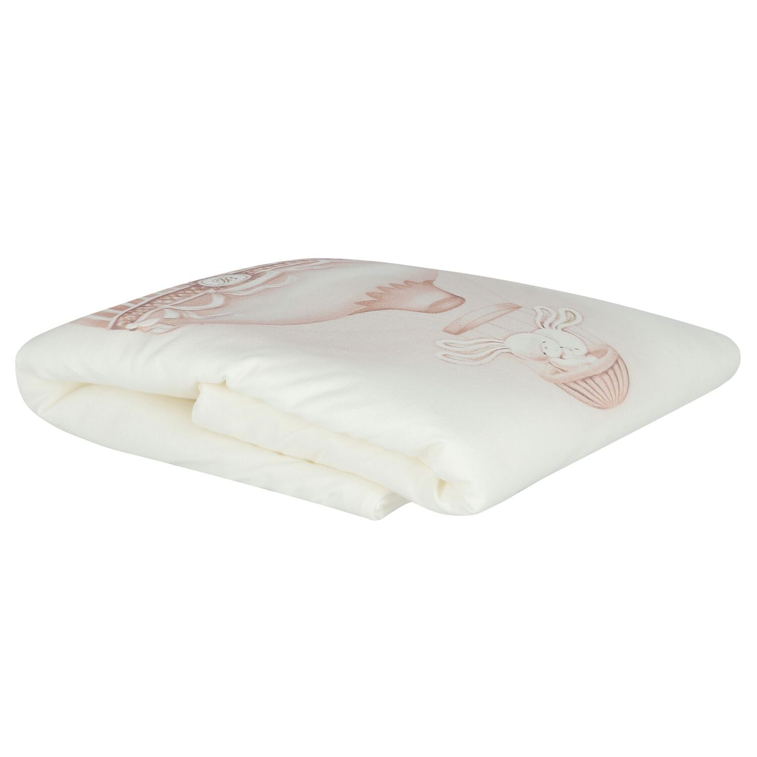 بطانية  أطفال  بطبعة منطاد باللون العاجي والبيج , 1, hi-res image number null