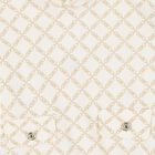 توب بنات هودي بالشعار باللون العاجى, 1, hi-res