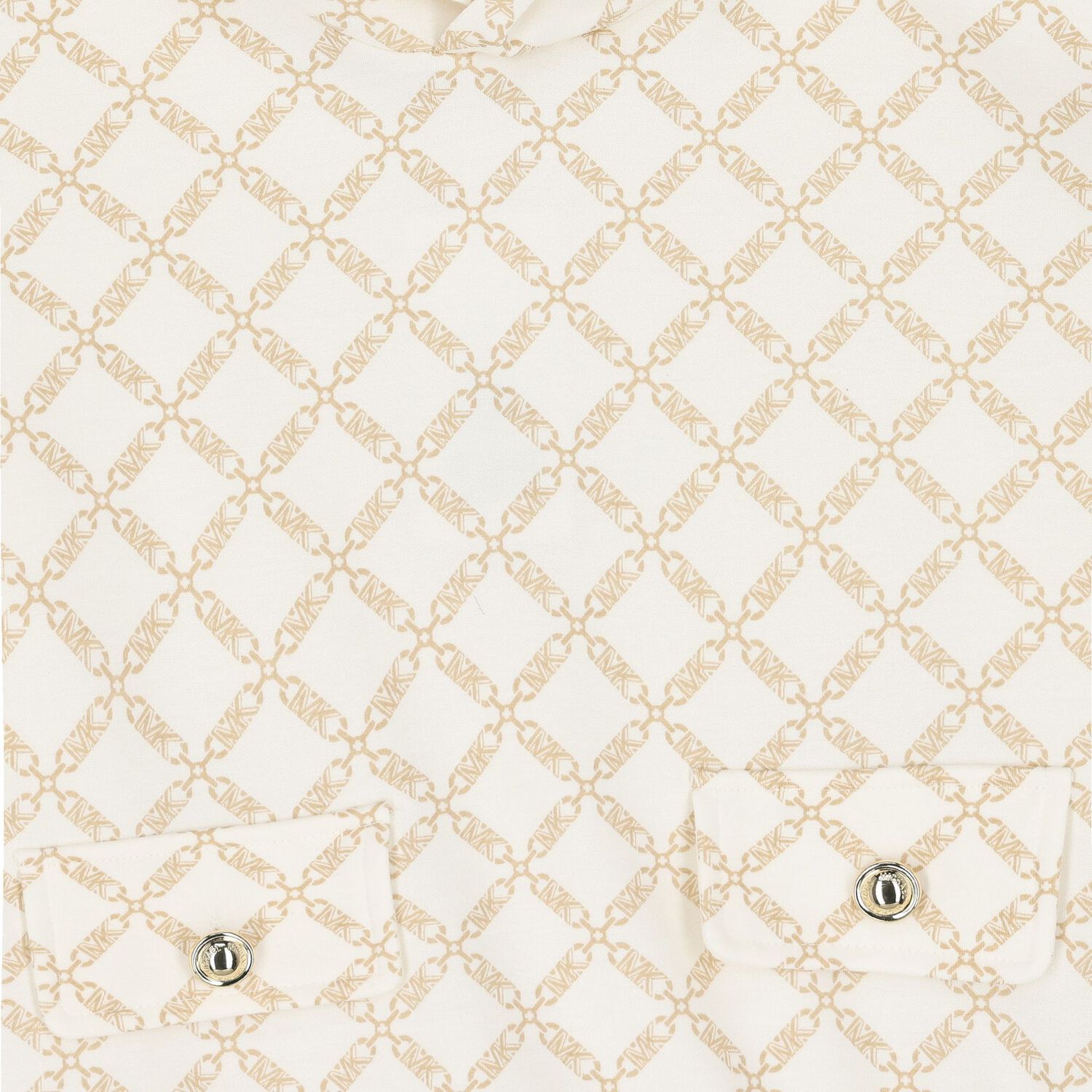 توب بنات هودي بالشعار باللون العاجى, 1, hi-res image number null