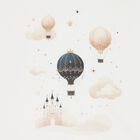 Ivory & Beige Balloon Babygrow Gift Set, 1, hi-res