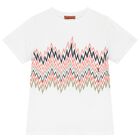 تيشيرت اولاد بشكل زجزاج باللون الابيض , 1, hi-res